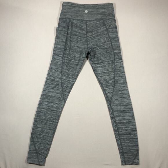 Athleta Salutation Pocket Leggings Womens Small Heather Gray - Picture 2 of 7